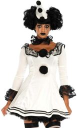 Costume Robe Clown Blanc