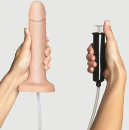 Squirting Realistic Cum Dildo - taille L Chair