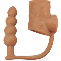 Double anneau cockring avec plug chapelet Rizeon