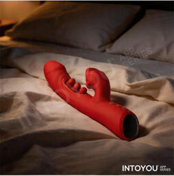 Vibromasseur multifonction avec tapping et biting