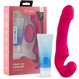 - Gode-ceinture vibrant sans harnais - Rose