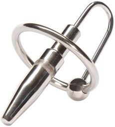 Plug à Urètre et Anneau Gland Deluxe Argenté