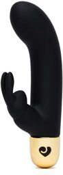 Vibromasseur Rabbit Point G Frisky Noir et Or Noir