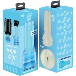 - Masturbateur FeelGlow - Noir Luminescent