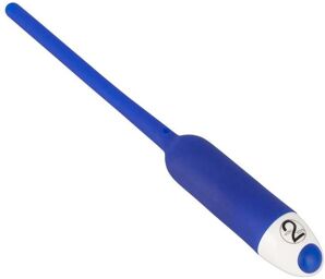Plug à Uràtre Vibrant Hollow Silicone Dilator Bleu
