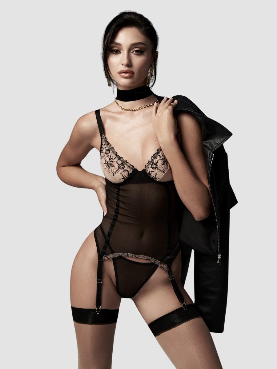 Guêpière Vila Blanes noir