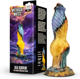 Gode vibrant Sea Serpent 26 cm avec ventouse puissante