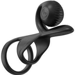 - Snail JOVI Anneau pour Couples - Noir