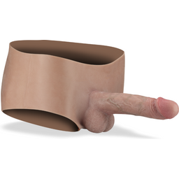 Gode ceinture creux seconde peau pénis XXL réaliste Soan