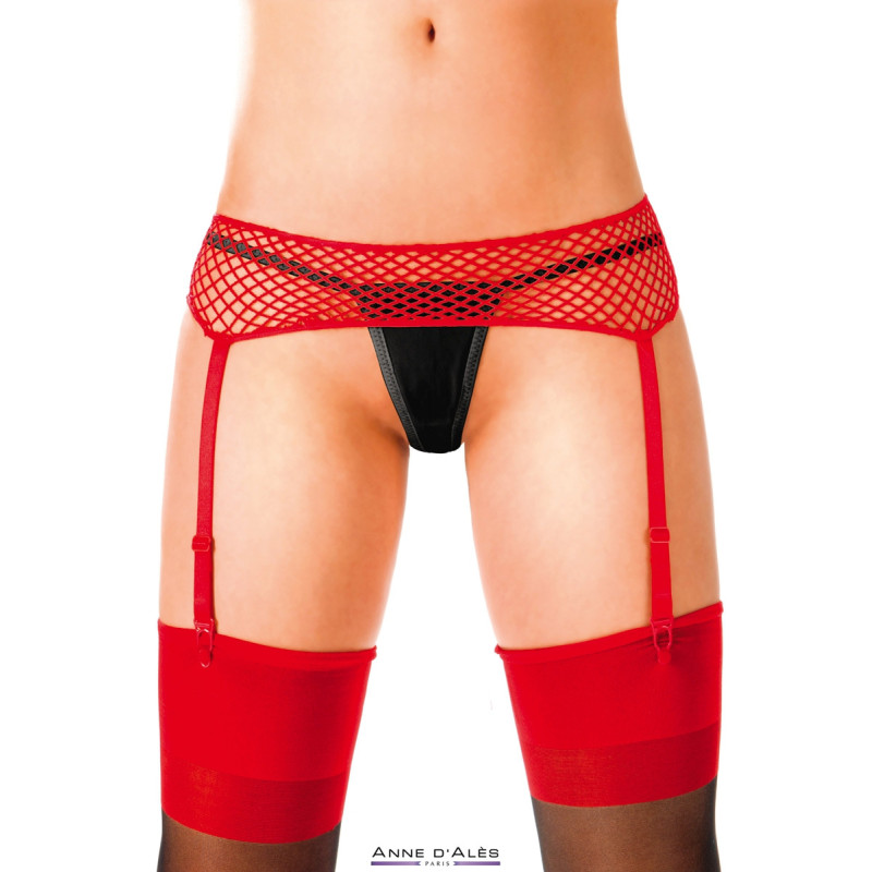 Porte-jarretelles rouge Penelope