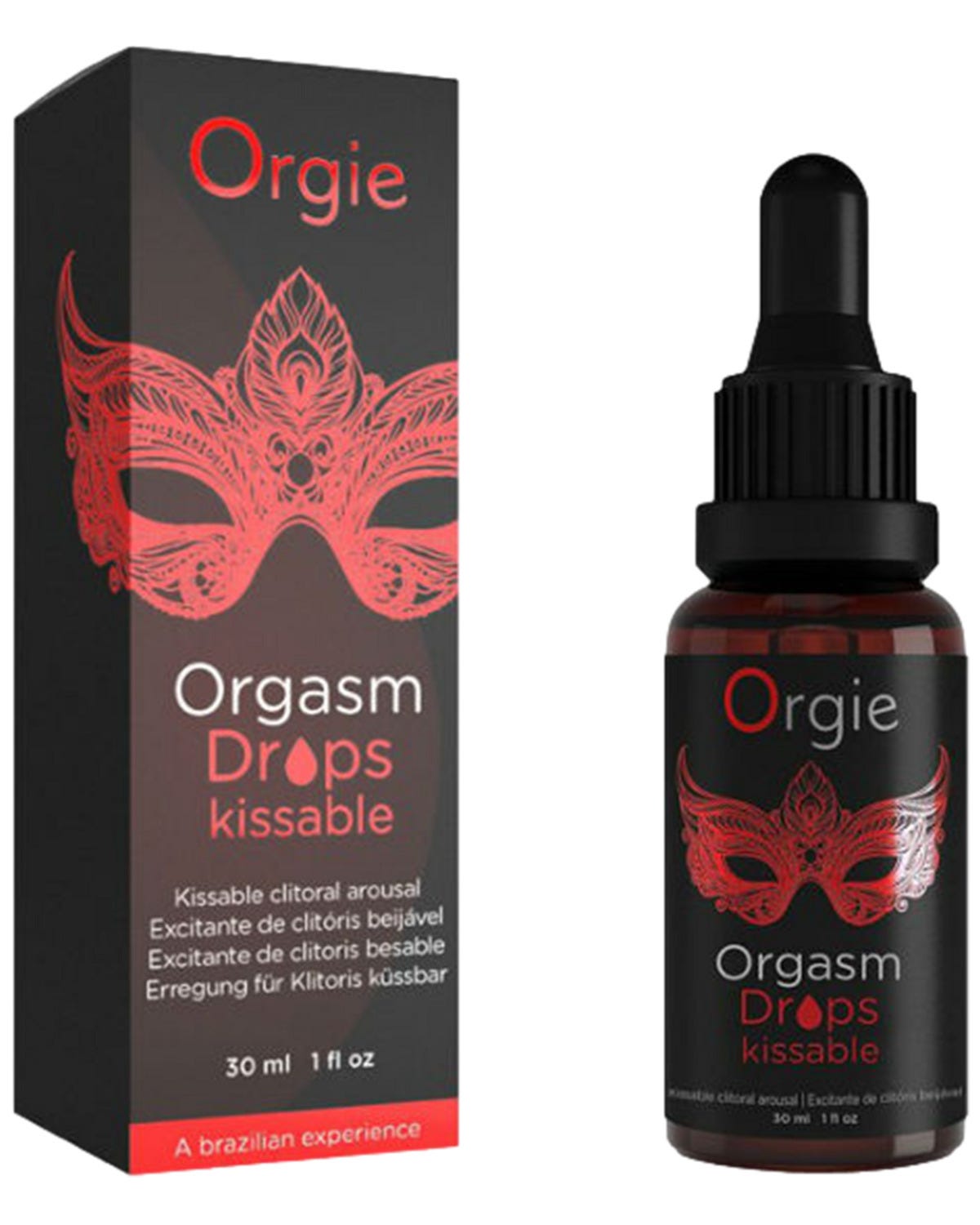 Orgasm Drops Kissable gouttes embrassables stimulantes clitoris