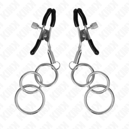 pince à tétons 3 joints toriques 6 cm