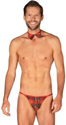 Mr Merrilo - String et noeud papillon Rouge Rouge