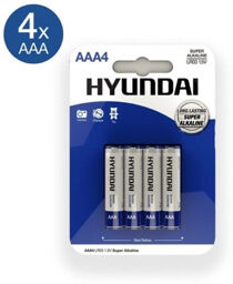 Piles AAA Hyundai - 4 pièces