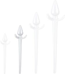 Plug Queue Zoo Tail L 10 x 5 cm - Queue 27 cm Transparente