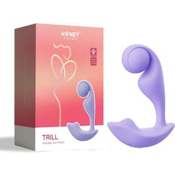 – Trill Vibromasseur Portable à Pression – Violet