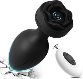 Plug vibrant Rosy Bello 8 x 3.5 cm Noir