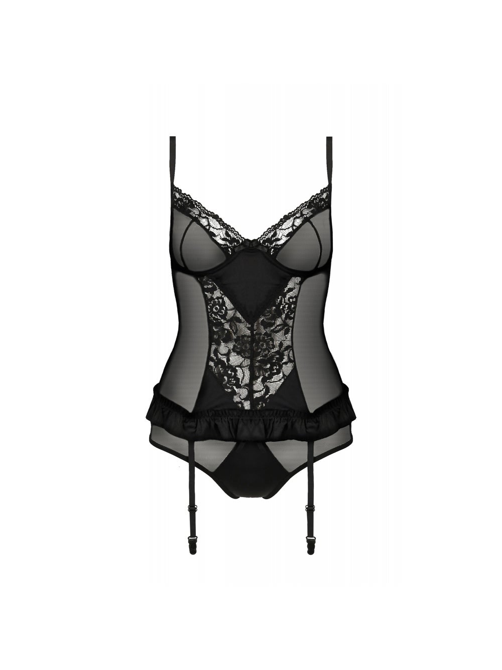 Guêpière Melek Noire