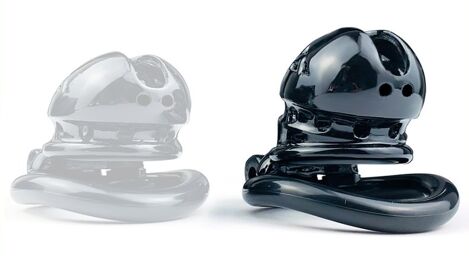 Cage de chasteté Sex Slave M 6.5 x 3.5cm Noire