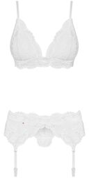 810-SEG set 3 pces white Blanc