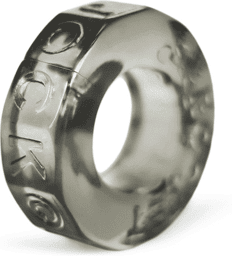 Sprocket - No-Roll Comfort Cockring - Clear