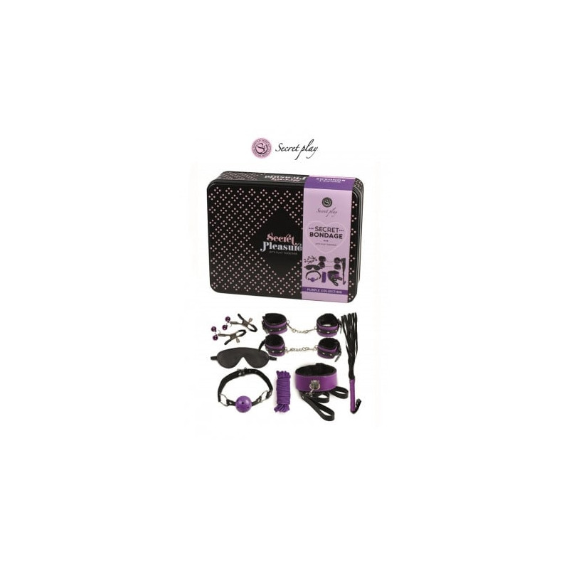 Kit BDSM 8 pièces - violet