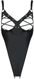 Body Ouvert Celine Leather Collection Noir Noir