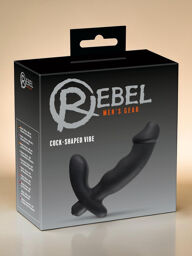 Vibromasseur prostatique ergonomique en silicone doux
