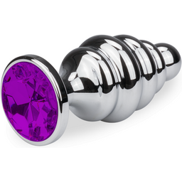 Bijou anal rosebud torsadé L - 8 coloris