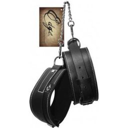 – Menottes de Cheville en Cuir Edge – Réglables