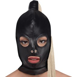 Blonde Bondage Cagoule Queue de Cheval