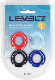 Ensemble de 4 cockrings - Multicolore