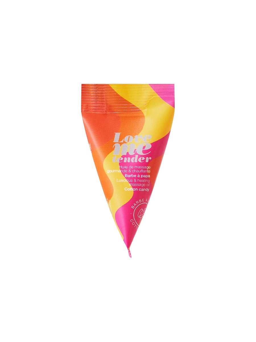 Berlingot huile de massage Love Me Tender barbe à papa 10 ml