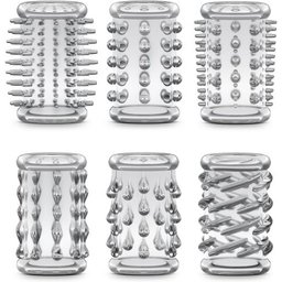 - Stay Hard Kit de Manchons Pénien Transparent