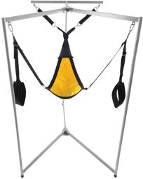 Kit Sling Tissu Triangle Jaune Armature Grise