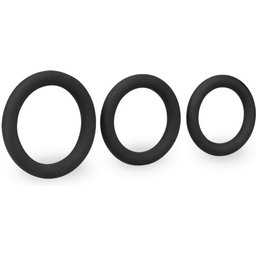 Trio de anneaux en silicone médical Zoom