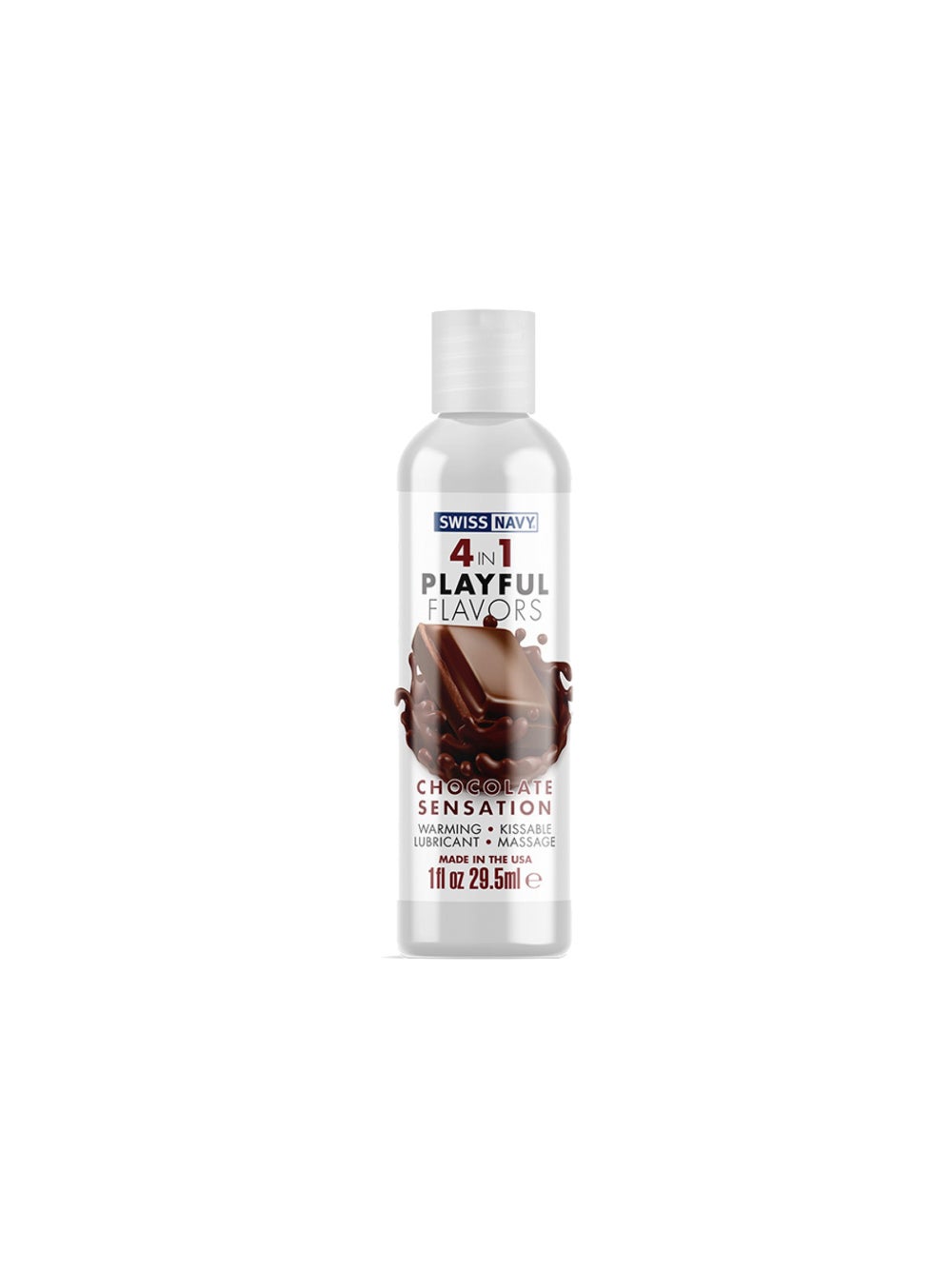 Gel massage et lubrifiant chauffant 4 en 1 Chocolate Sensation 30 ml