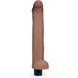 Gode godemichet vibrant ultra réaliste en silicone 23,5cm Renato gode vaginal ou anal homme ou femme - Peau claire