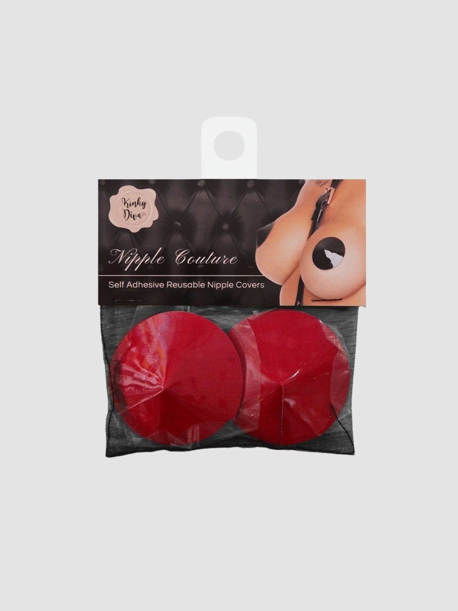 Cache-tétons Gloss rouge