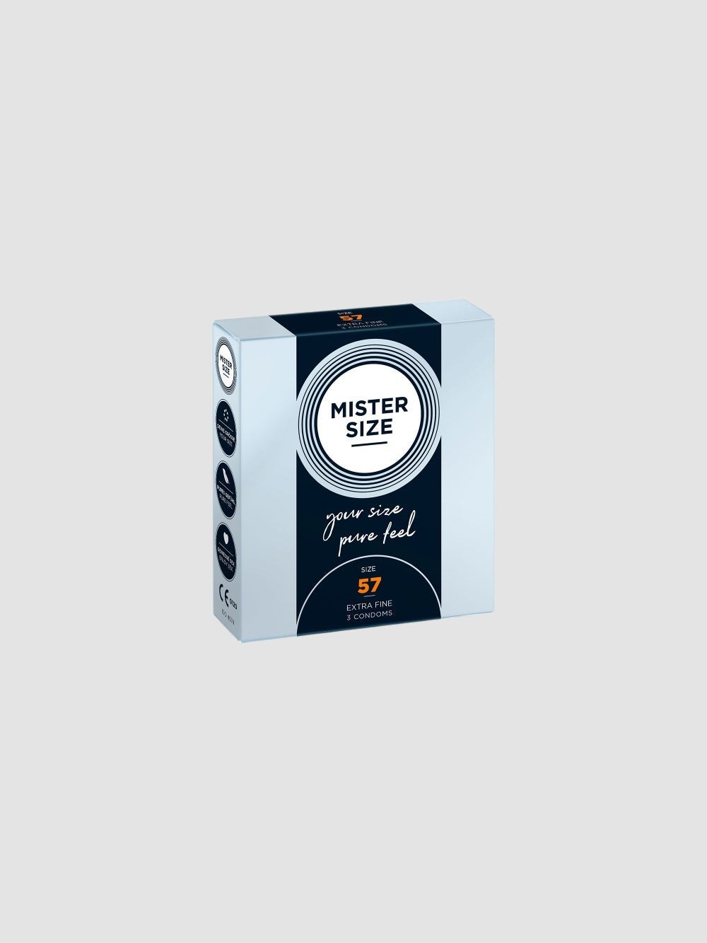 Préservatifs Pure Feel 57 Boîte de 3