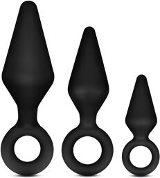 Platinum - Ensemble de plugs anaux en silicone