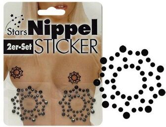 Bijoux pour mamelons Stars Sticker
