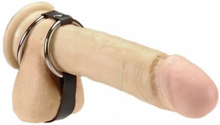 Anneaux en métal Ø 35 et 50 mm. avec mini camisole à bande testicules