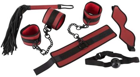 Kit Bondage Fetish 5 Piàces Noir
