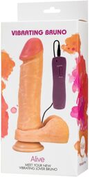 Gode réaliste vibrant 22cm - Bruno