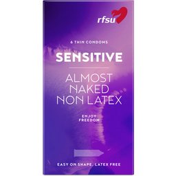 Sensitive Almost Naked Préservatifs Sans Latex 6 pcs