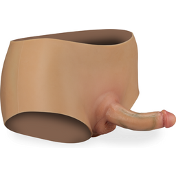 Culotte faux pénis courbé en silicone 14,0cm Rufus