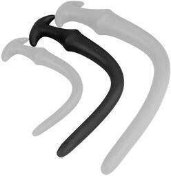 Gode long Ultra Slim M 40 x 4.2cm Noir