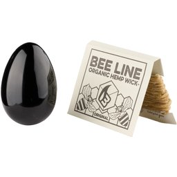 Yoni Egg Xaga Black Obsidian
