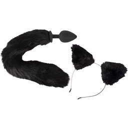 Kit Plug Anal et Serre-Tête Félin